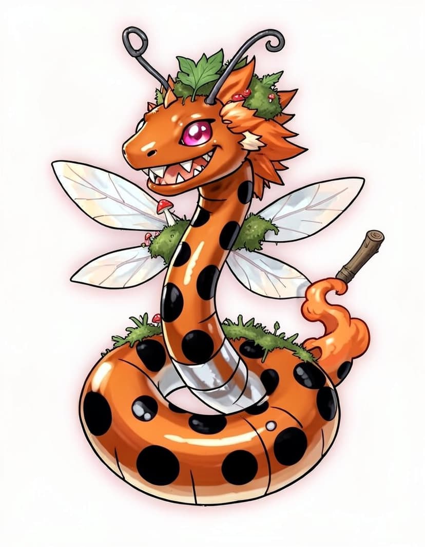 Viper snake, a Pokemon OC made on GenTube