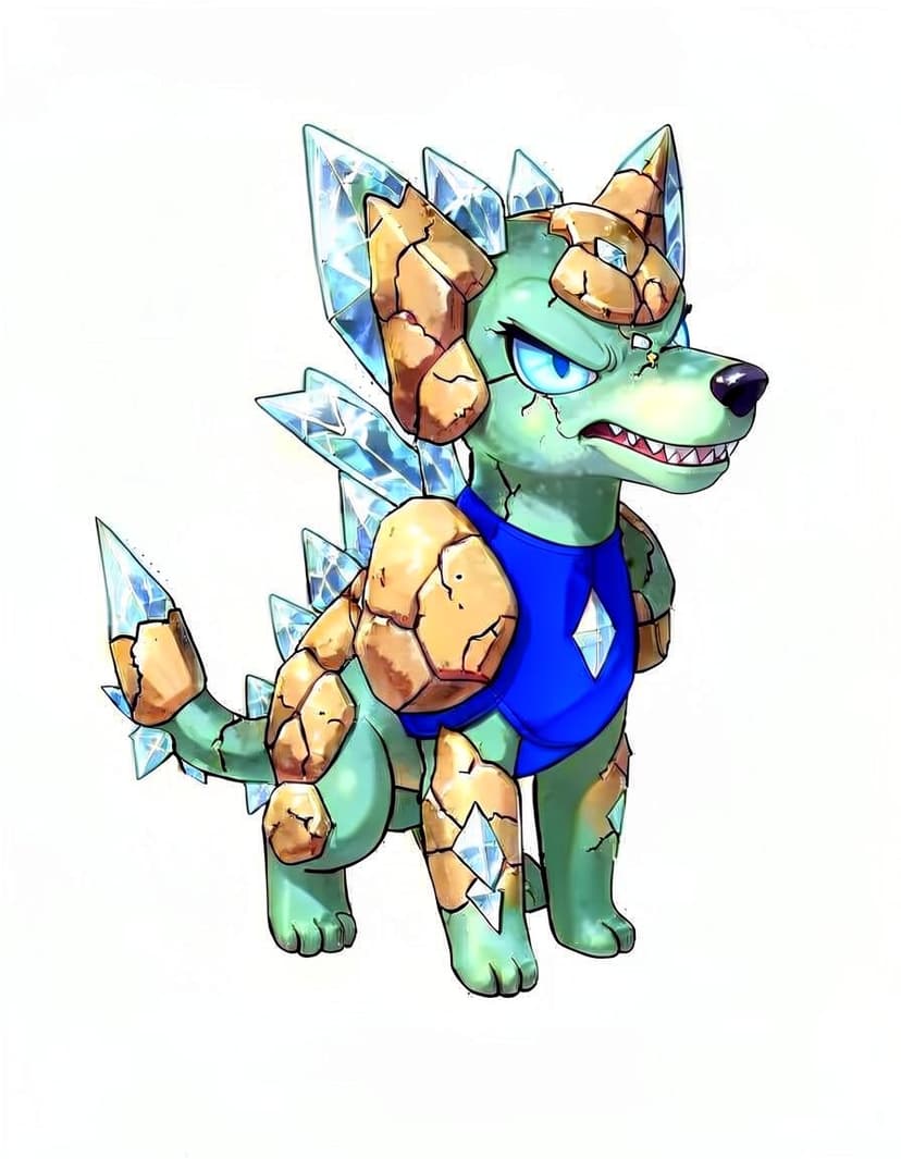 Glaciroar, a Pokemon OC made on GenTube