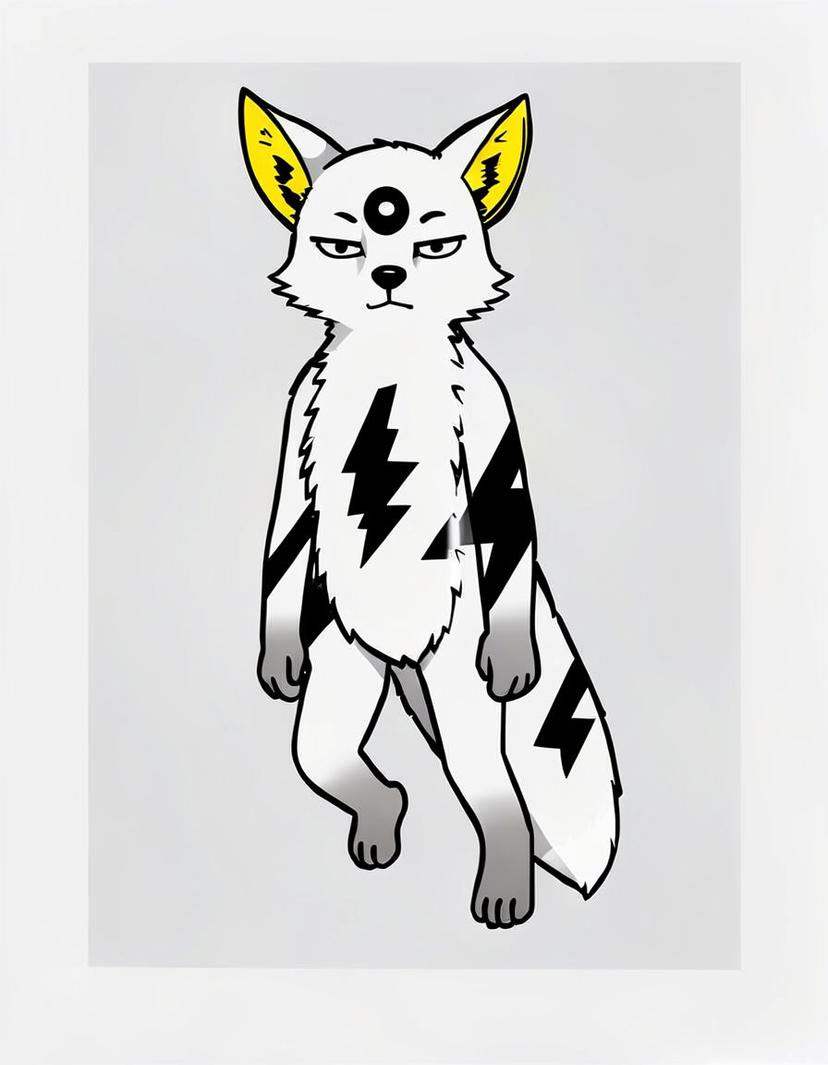 Palebolt, a Pokemon OC made on GenTube