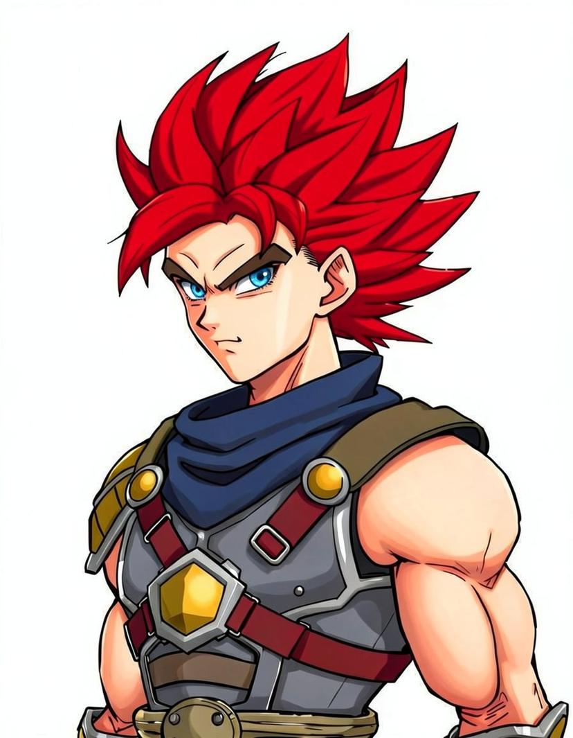 Red, a Dragon Ball OC made on GenTube