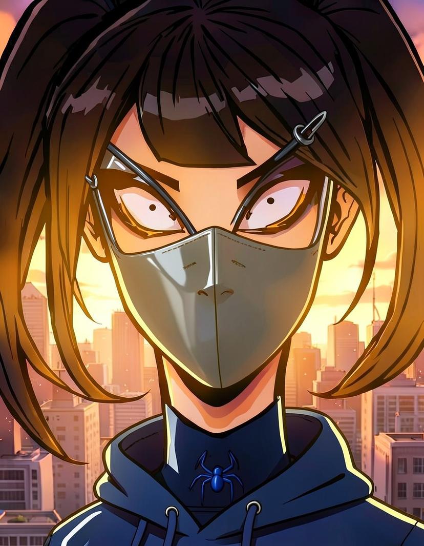 Reagan, a Spider Man OC made on GenTube