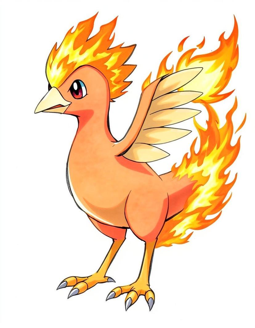 Cinderbeak, a Pokemon OC made on GenTube