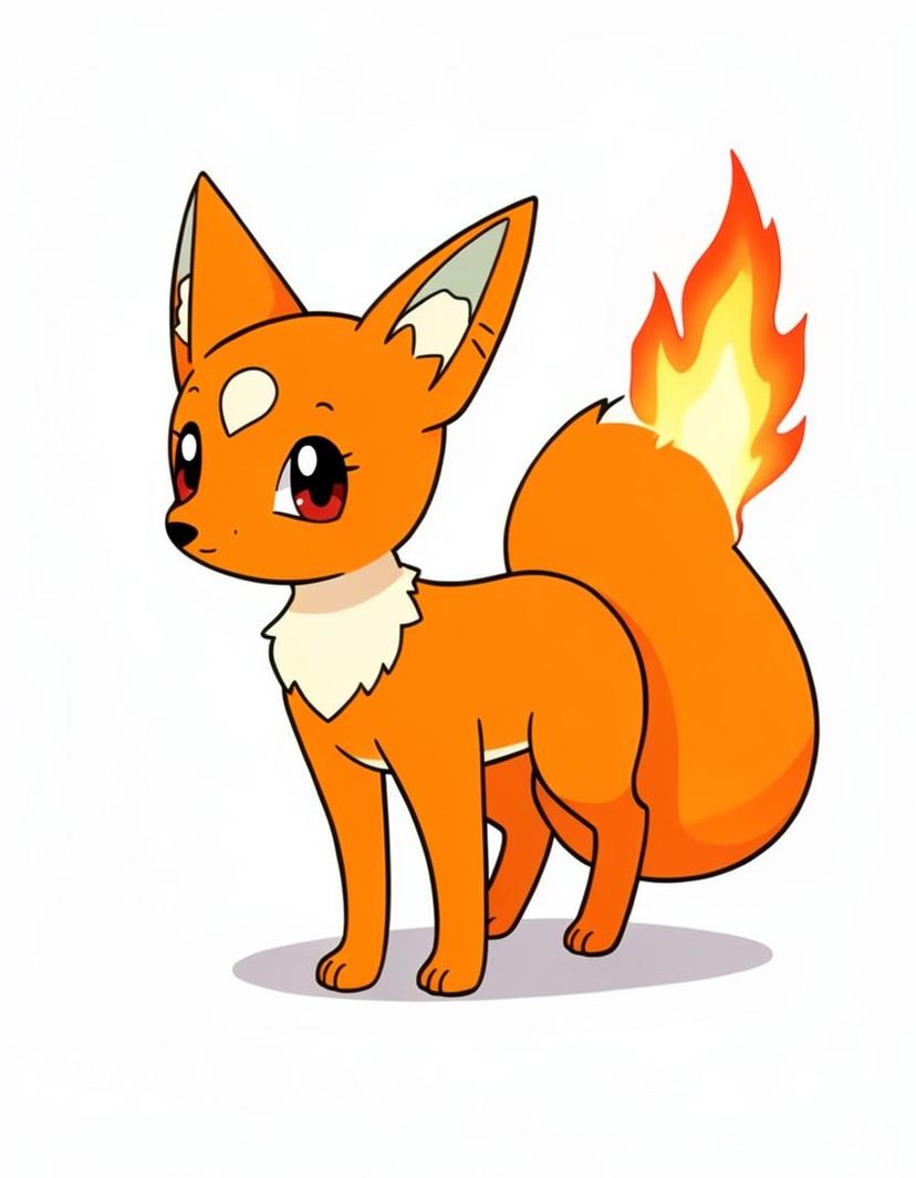 Blazefen, a Pokemon OC made on GenTube