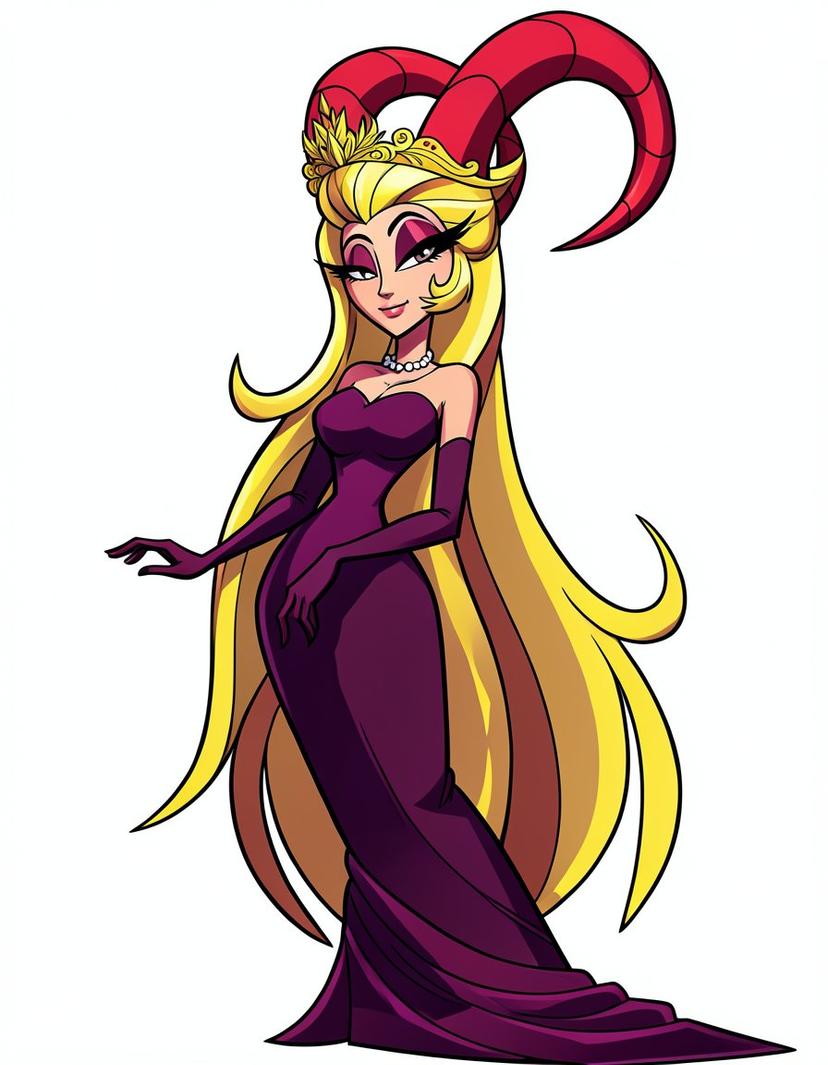 Lillith, a Hazbin Hotel OC made on GenTube