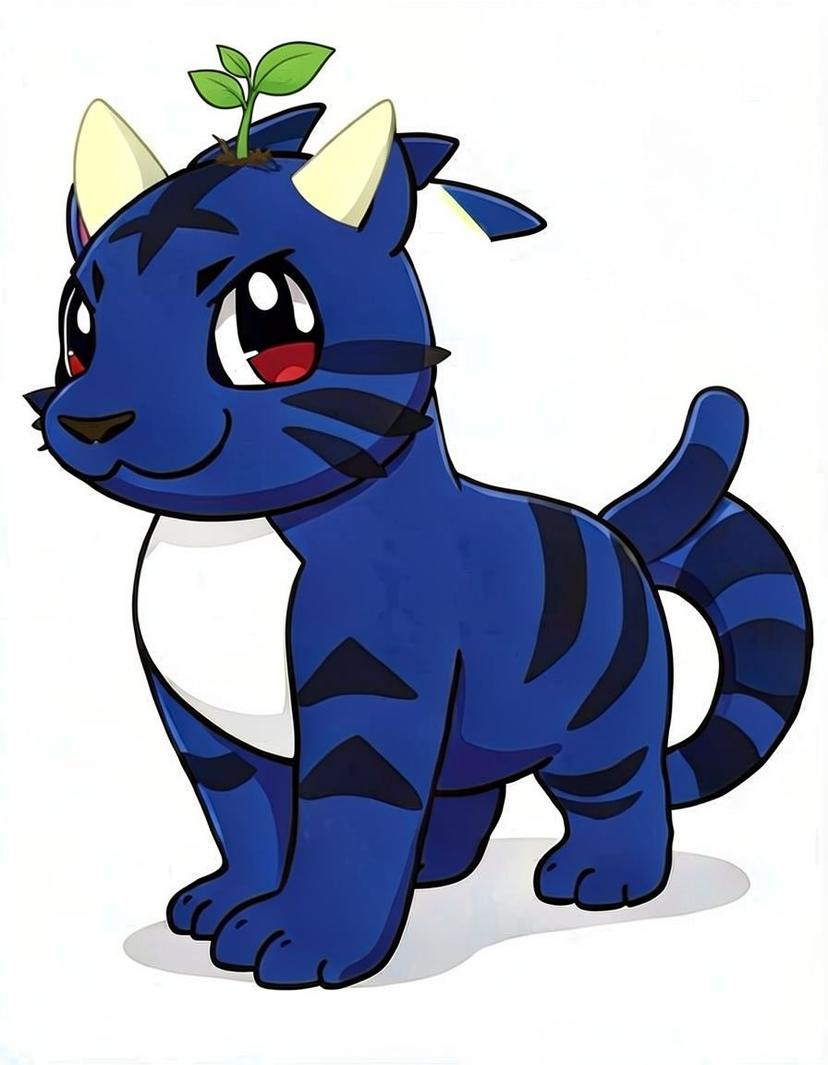 Cindertigra, a Pokemon OC made on GenTube