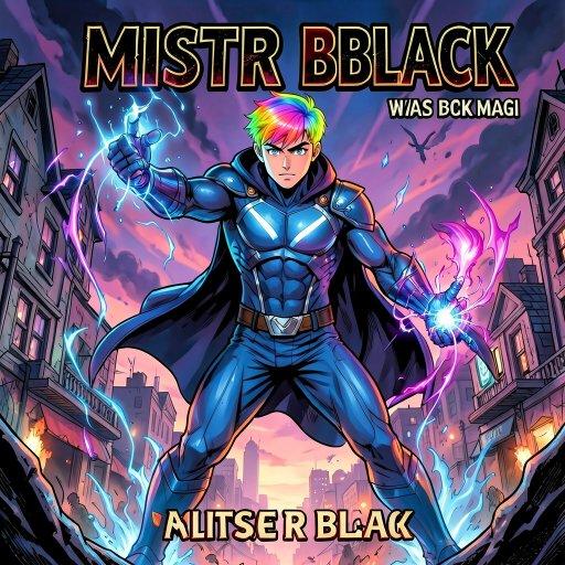 Mister black, a Marvel Superhero OC made on GenTube