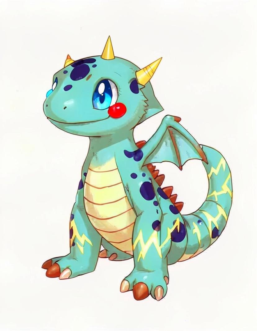 Zapling, a Pokemon OC made on GenTube