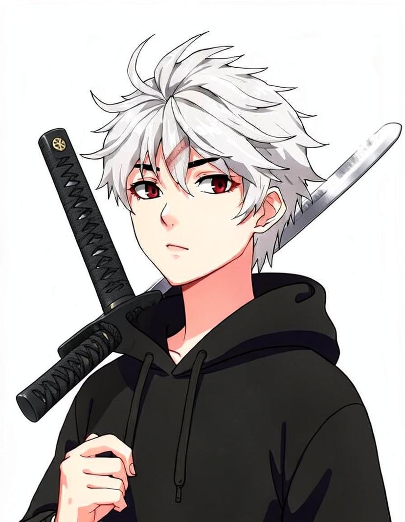 Nightblade, a Jujutsu Kaisen OC made on GenTube