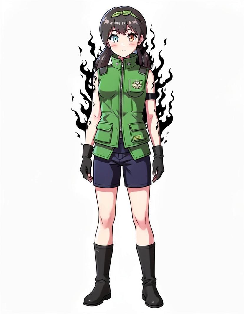 Cyra Shade, a Naruto OC made on GenTube