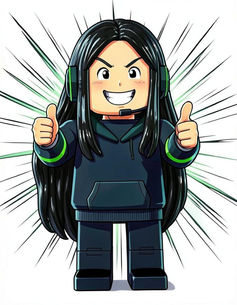 NeonPulse, a Roblox OC made on GenTube