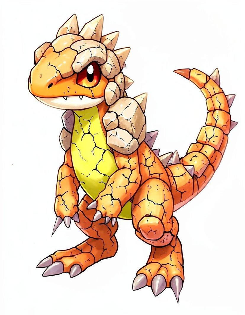 Stonerex, a Pokemon OC made on GenTube