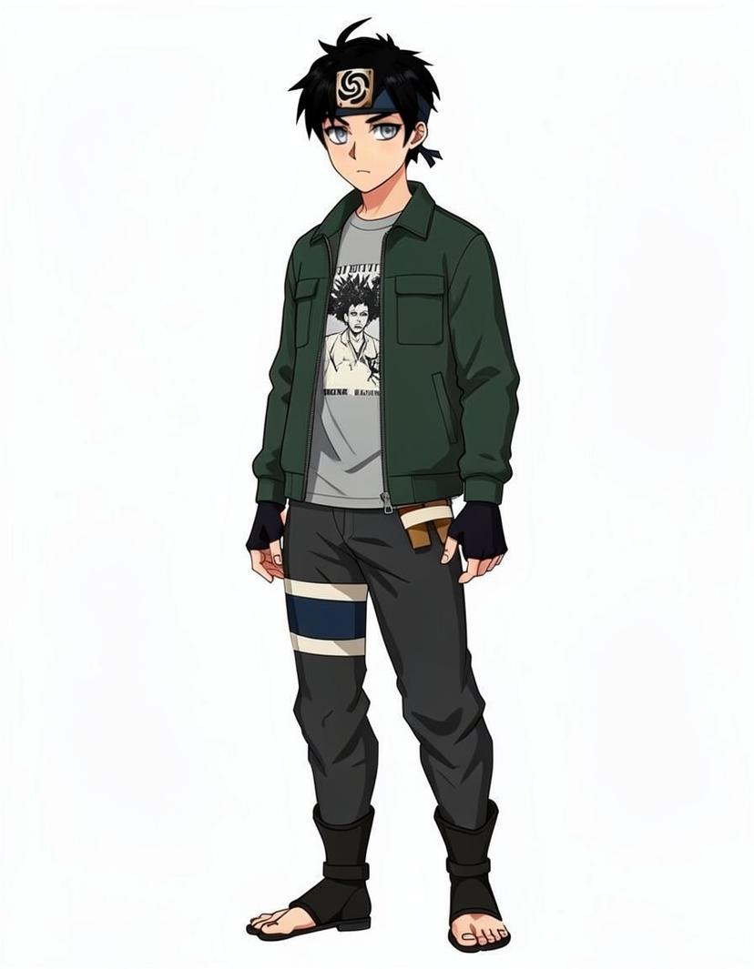 Kairo Leafblade, a Naruto OC made on GenTube