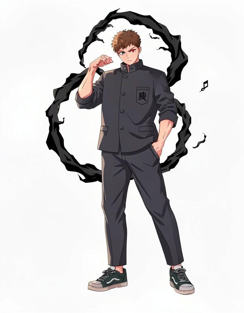 Asahi Morioka, a Jujutsu Kaisen OC made on GenTube