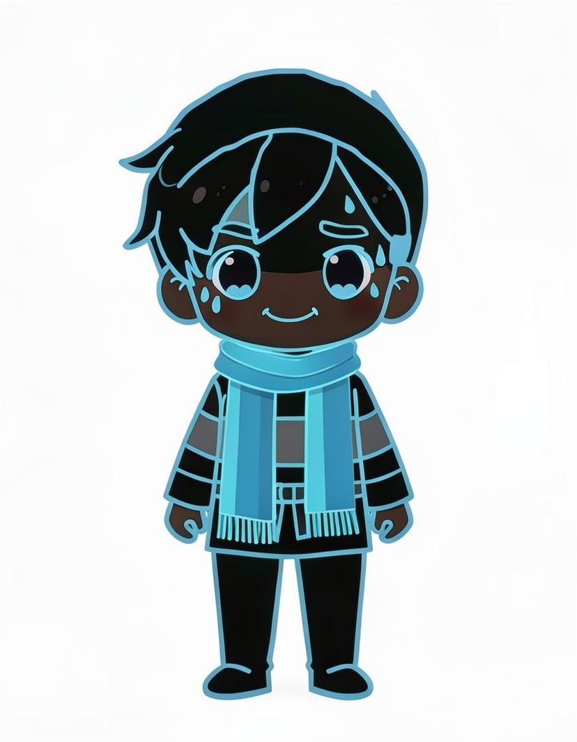 Shade Wisp, a Deltarune OC made on GenTube