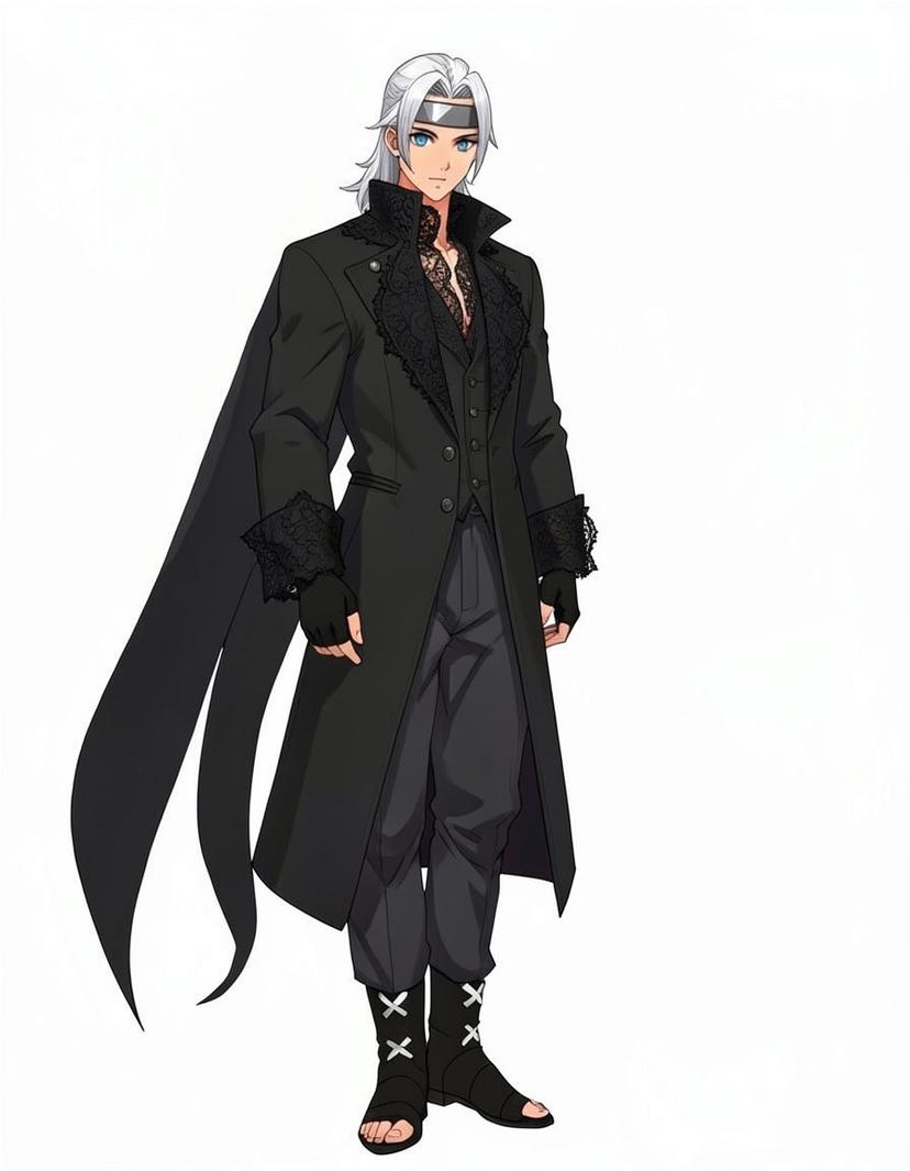 Silas Veilshade, a Naruto OC made on GenTube