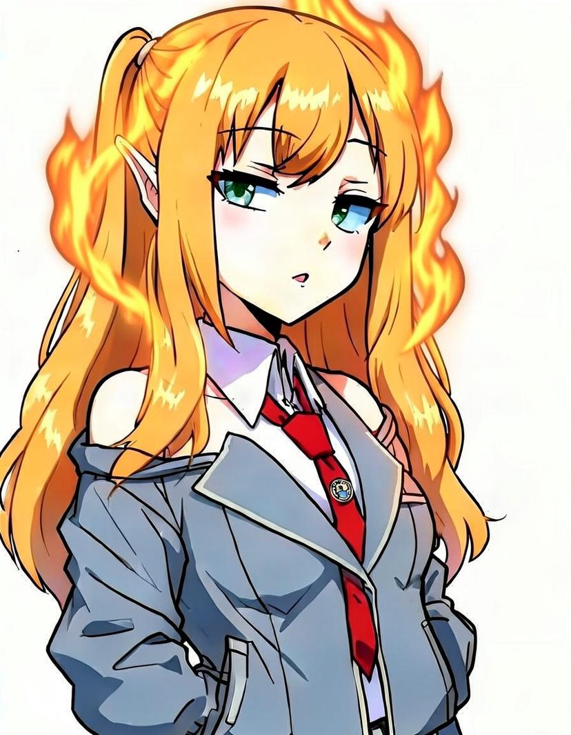 Emberlyn Vale, a My Hero Academia OC made on GenTube