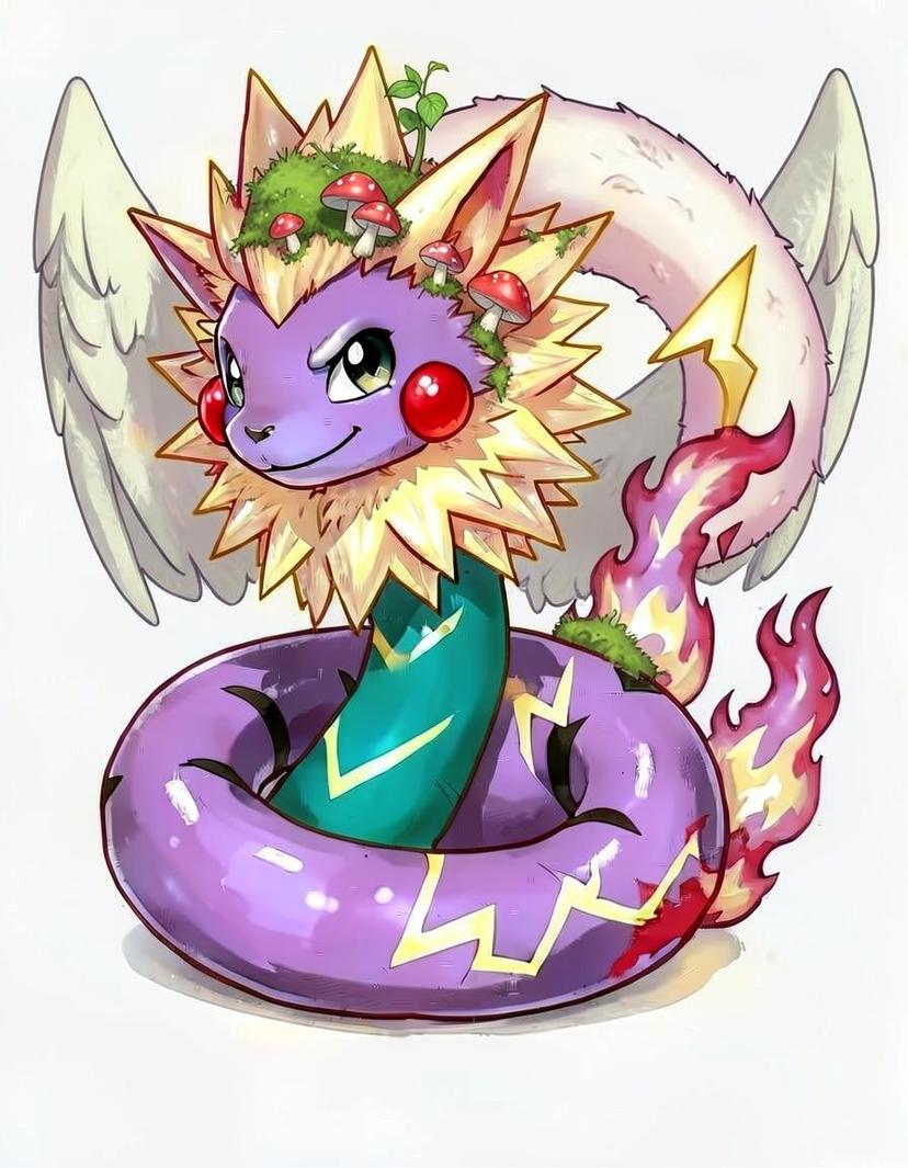 Zapviper, a Pokemon OC made on GenTube
