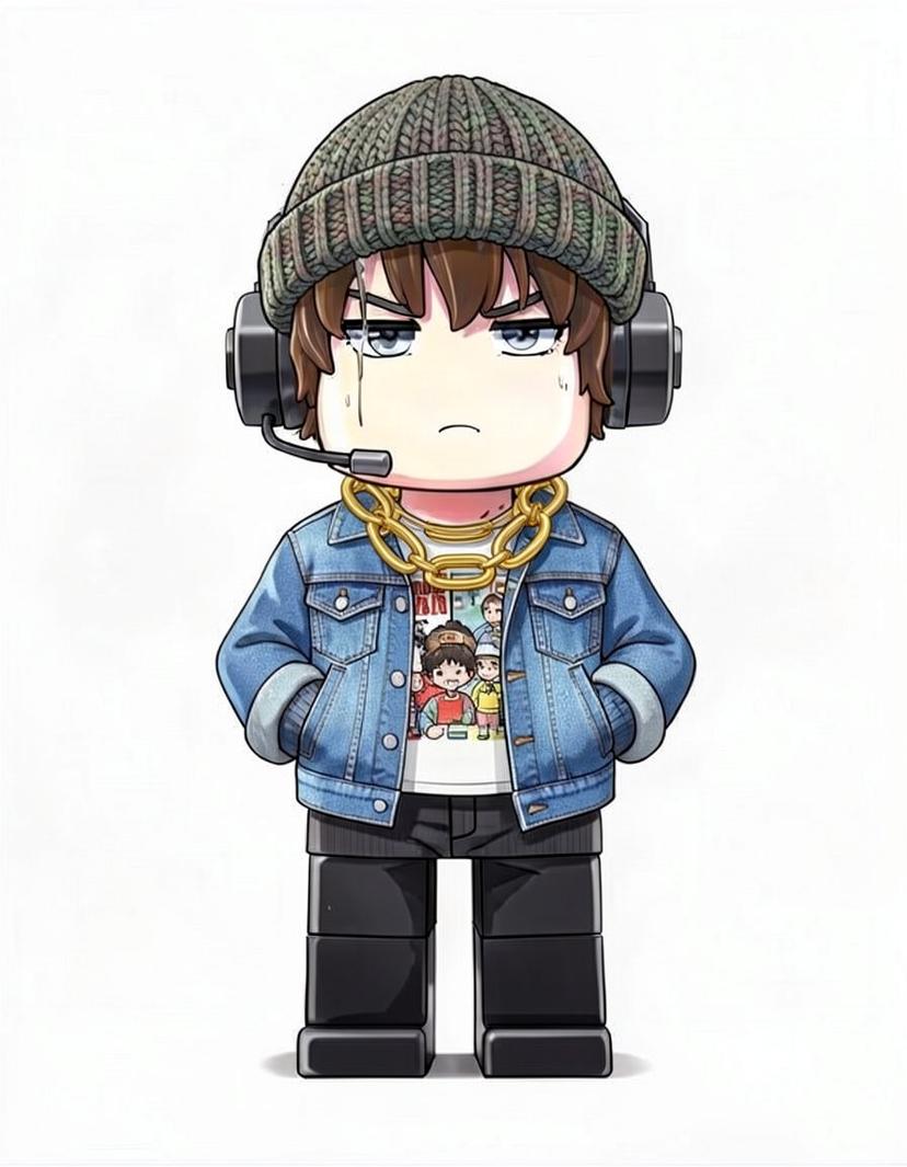 CALEB, a Roblox OC made on GenTube
