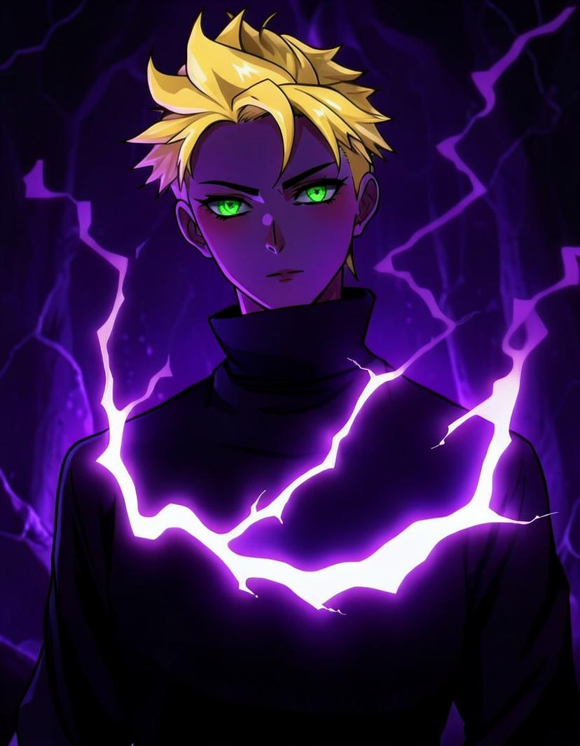 Kuroshade, a Jujutsu Kaisen OC made on GenTube