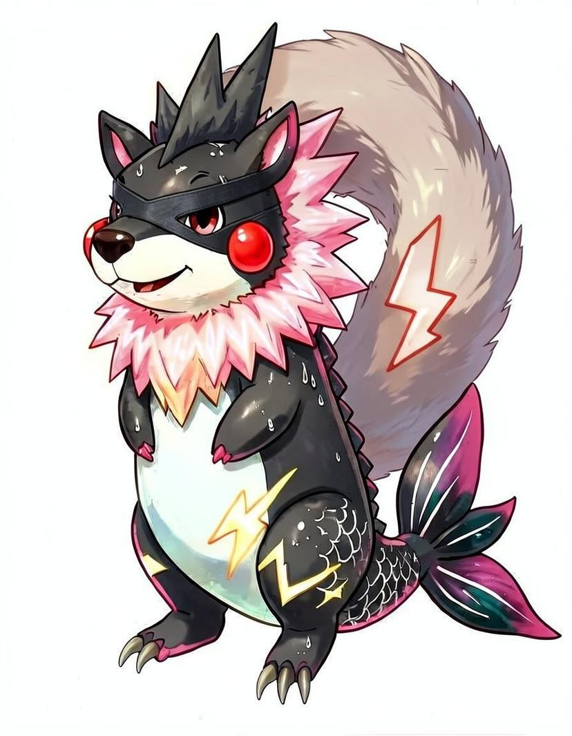 Voltra, a Pokemon OC made on GenTube