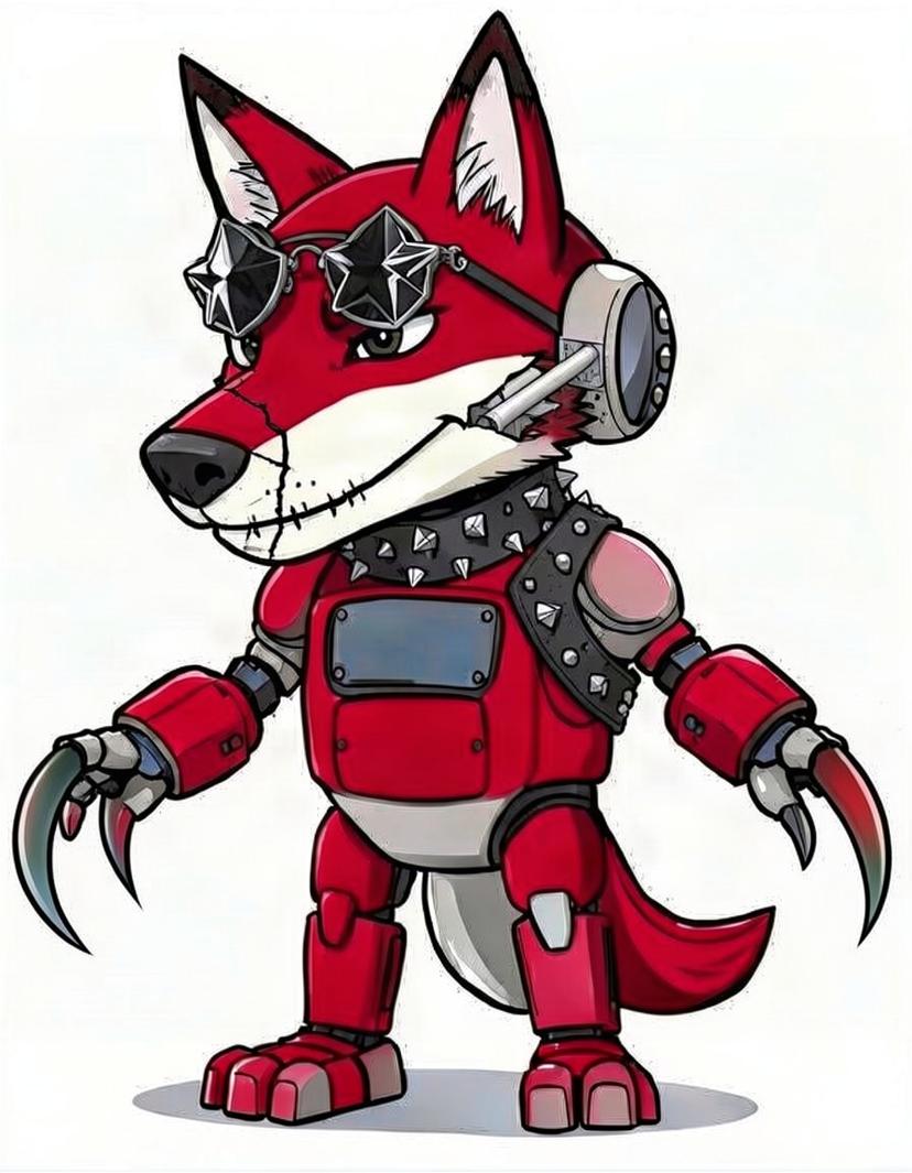 rox the fox, a FNAF OC made on GenTube