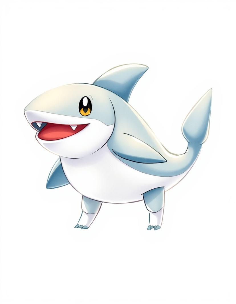Lumashark, a Pokemon OC made on GenTube