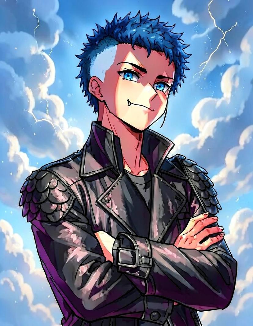 Nightgale, a Fourth Wing OC made on GenTube