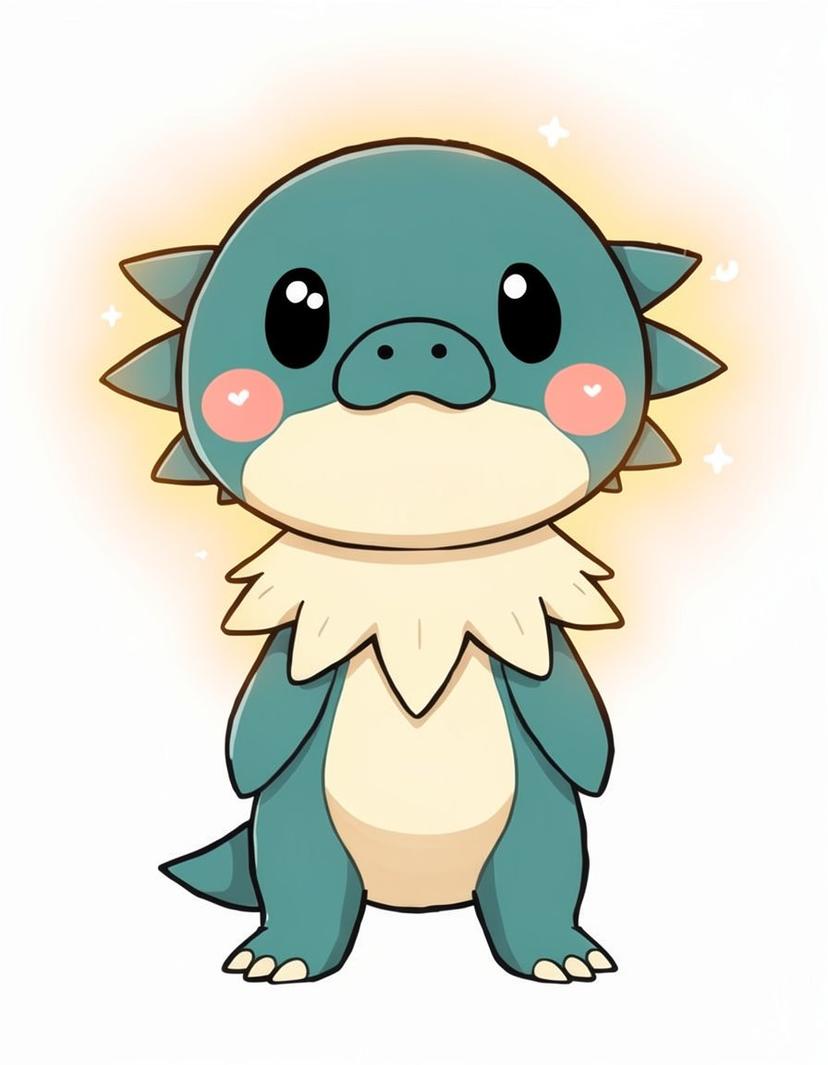 Seafoam Glint, a Pokemon OC made on GenTube