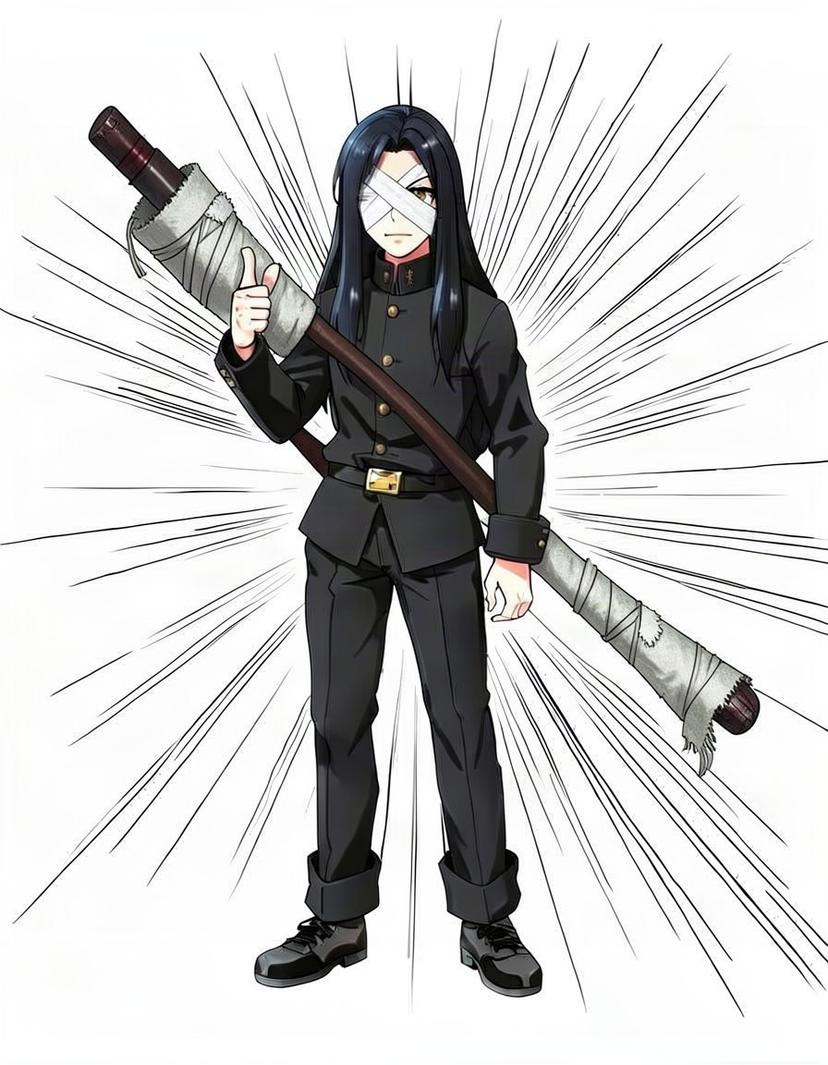 Yoru Ambercrest, a Jujutsu Kaisen OC made on GenTube