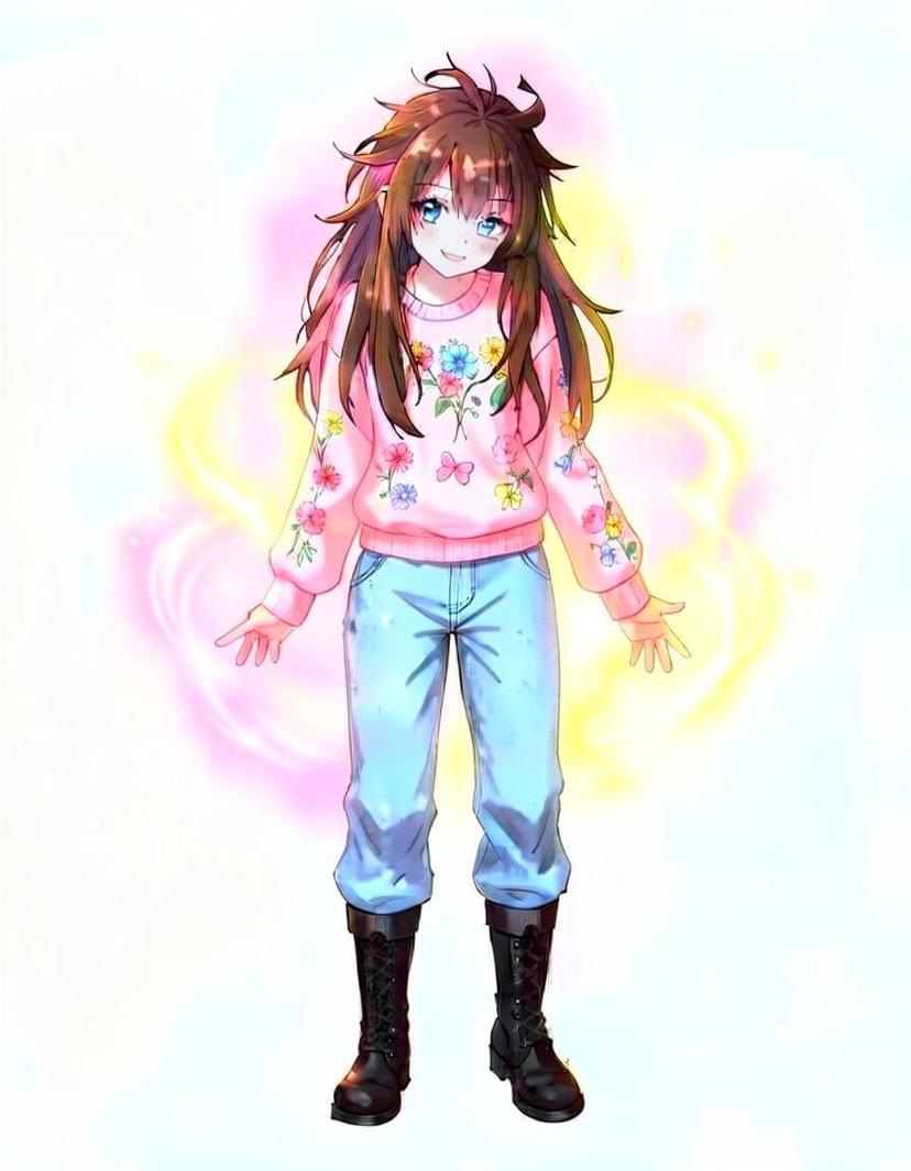 Clover, a Solo Leveling OC made on GenTube