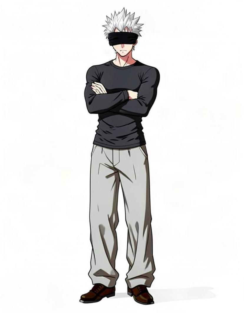 Satoru Gojo, a Jujutsu Kaisen OC made on GenTube