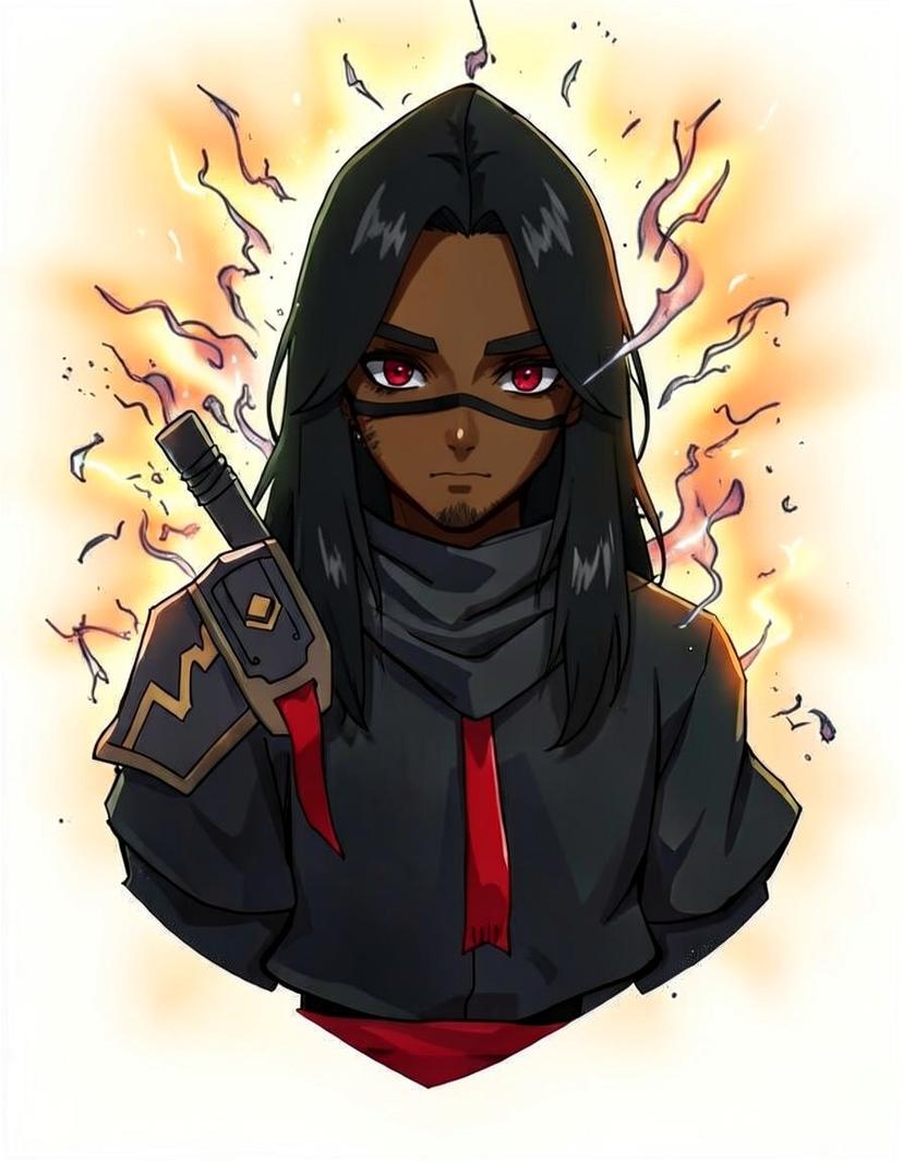 Shade Ember, a Demon Slayer OC made on GenTube