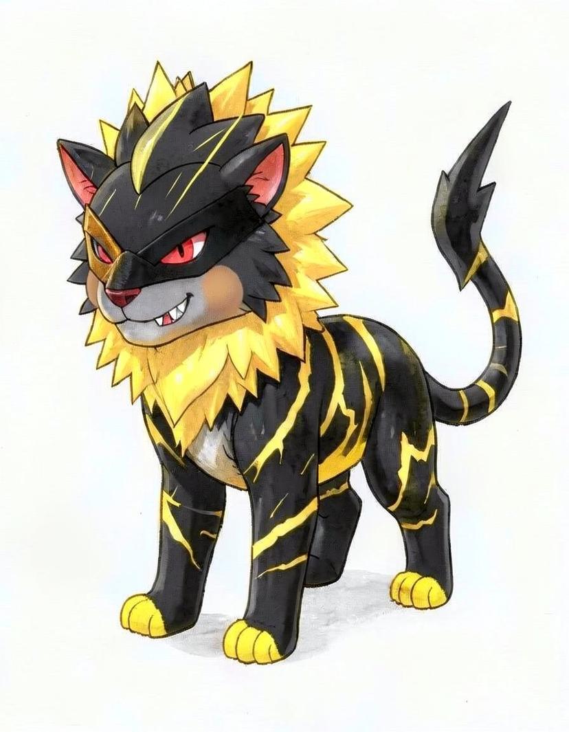 Galvatigris, a Pokemon OC made on GenTube