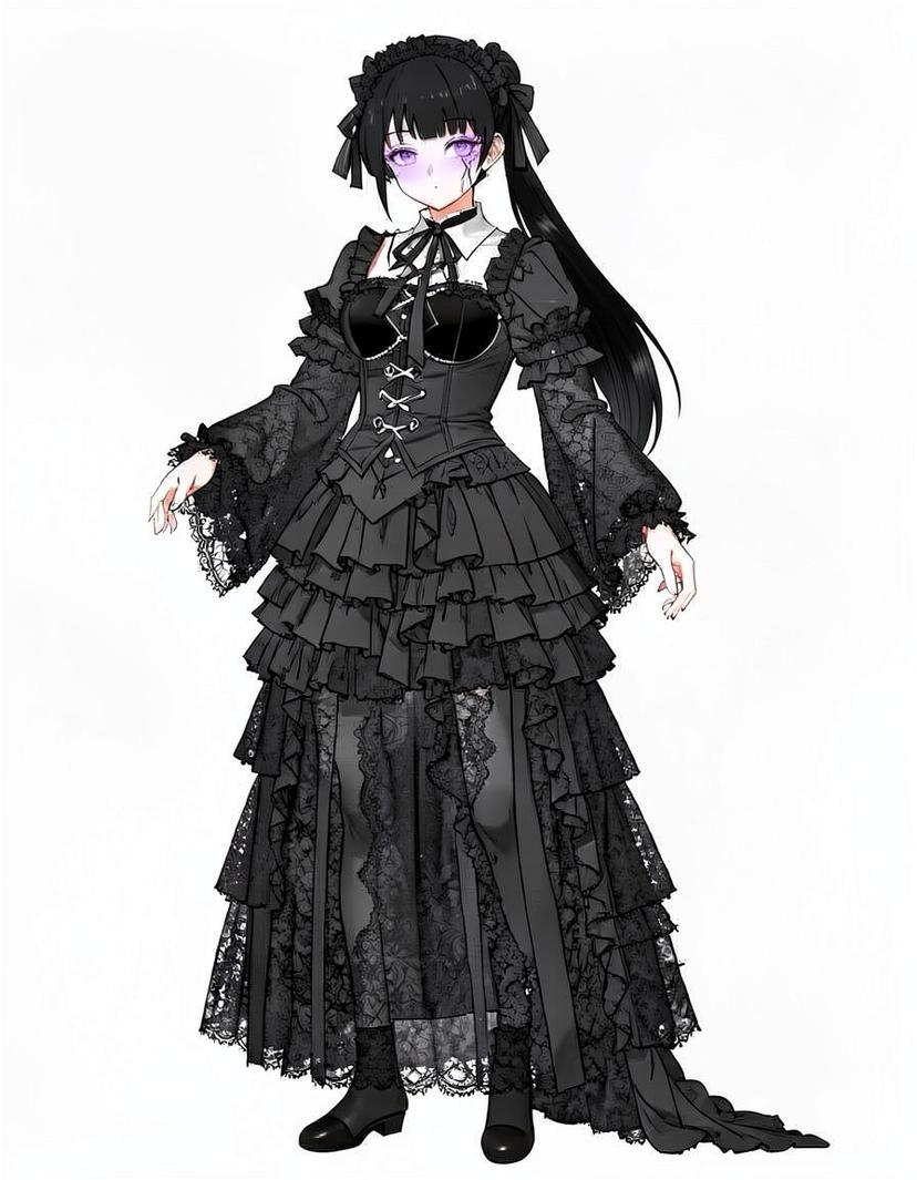 Nightshade Veil, a Naruto OC made on GenTube
