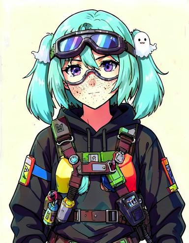 Ghostwire, a My Hero Academia OC made on GenTube