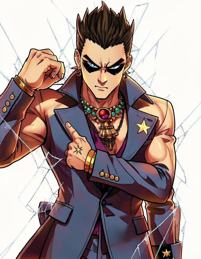 Gleamforge, a JoJo Stand OC made on GenTube
