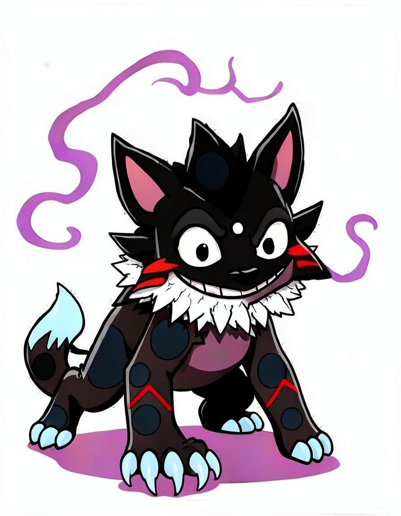 Shadefang, a Pokemon OC made on GenTube