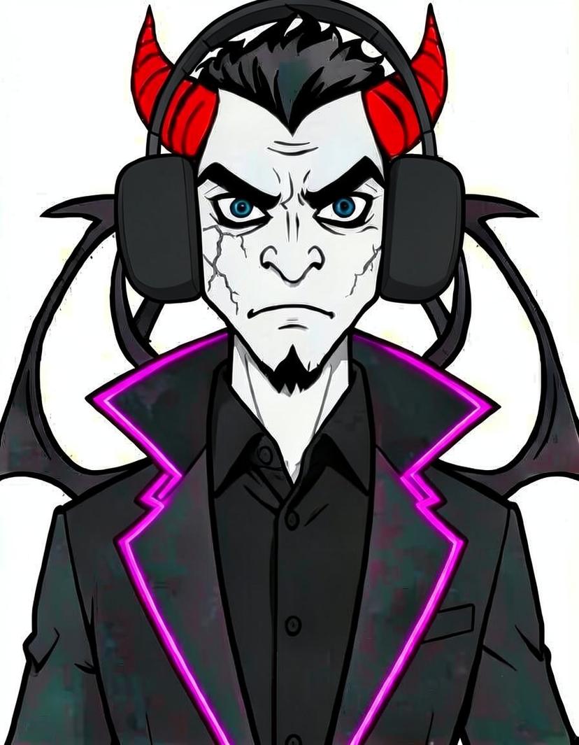 Nyxthorn, a Hazbin Hotel OC made on GenTube