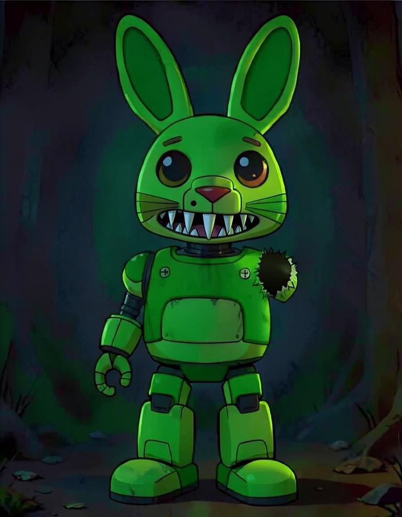 Plushy trap, a FNAF OC made on GenTube