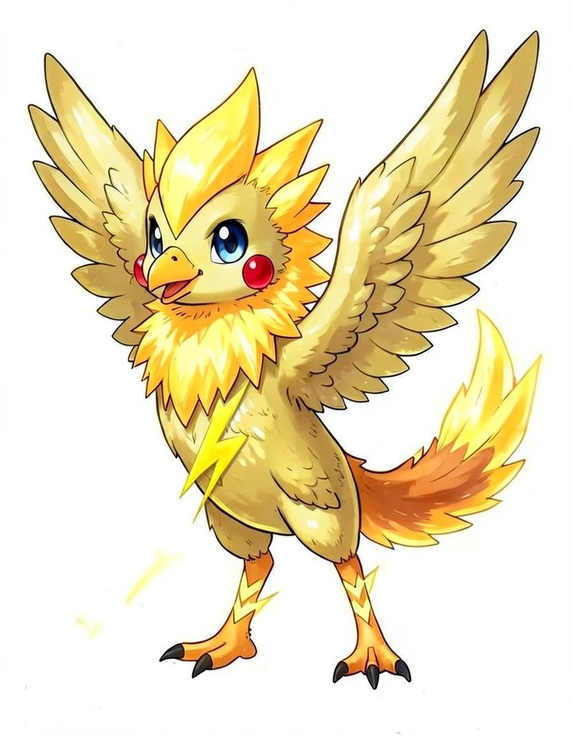 Electridy, a Pokemon OC made on GenTube