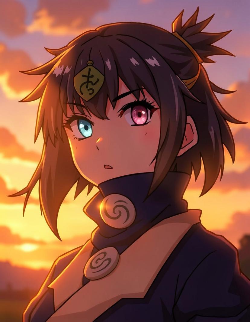 Midnight Veil, a Naruto OC made on GenTube