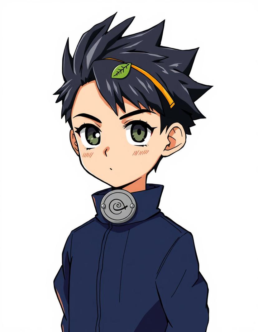 Leafblade, a Naruto OC made on GenTube