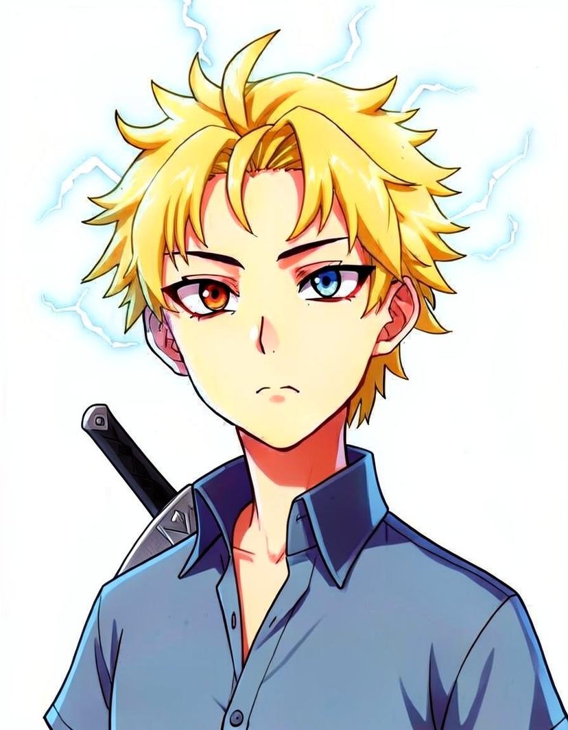 Aldo, a Jujutsu Kaisen OC made on GenTube