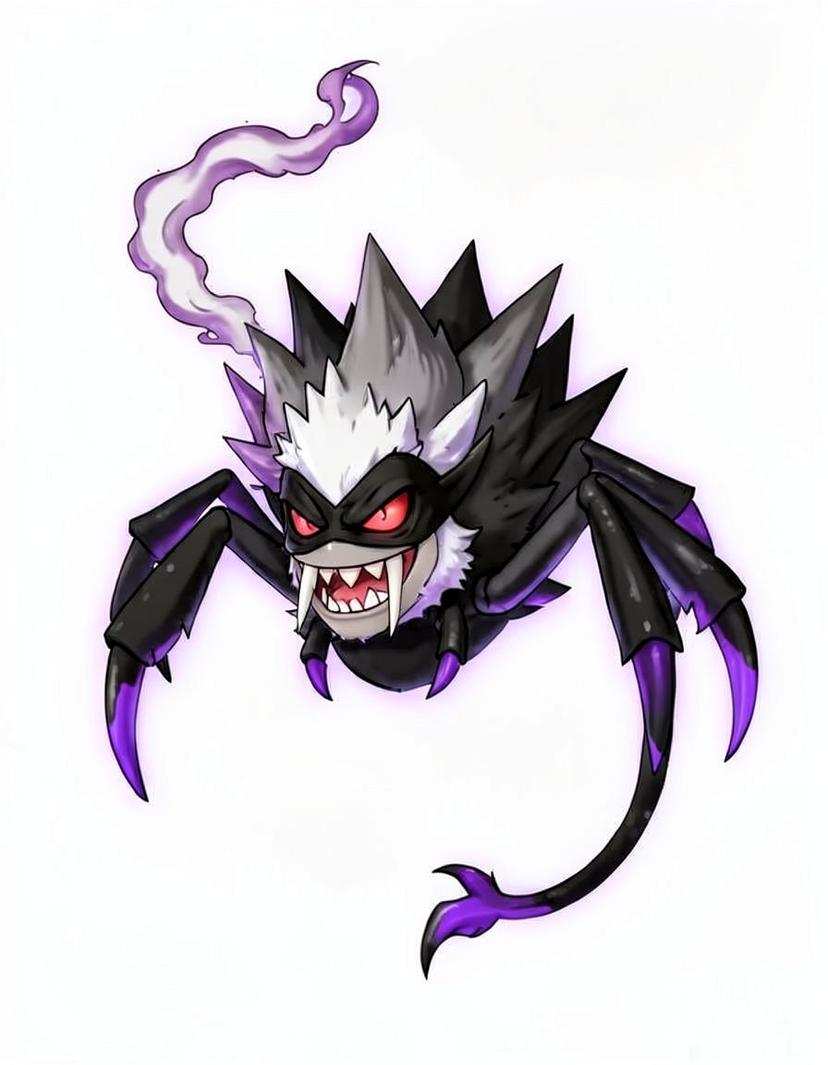 Hauntix, a Pokemon OC made on GenTube