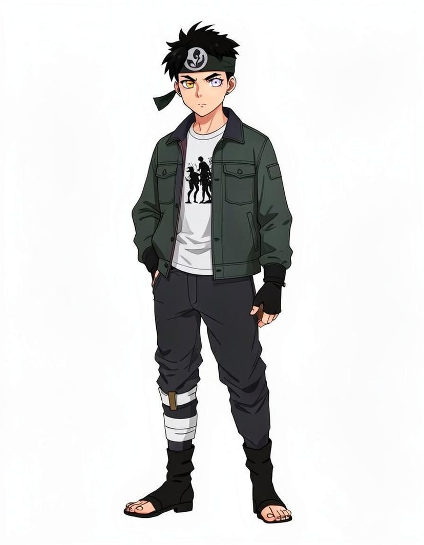 Kageleaf, a Naruto OC made on GenTube