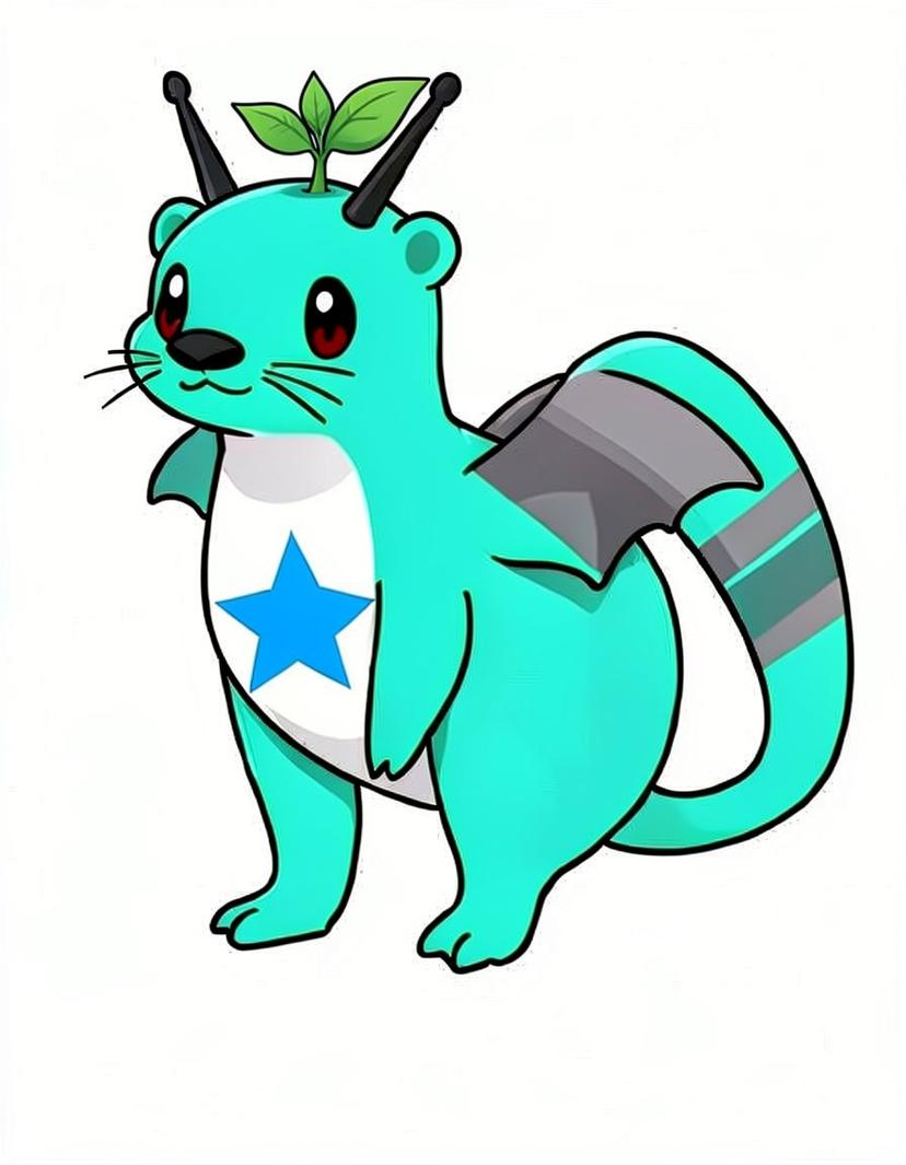 Wyrmpaddle, a Pokemon OC made on GenTube