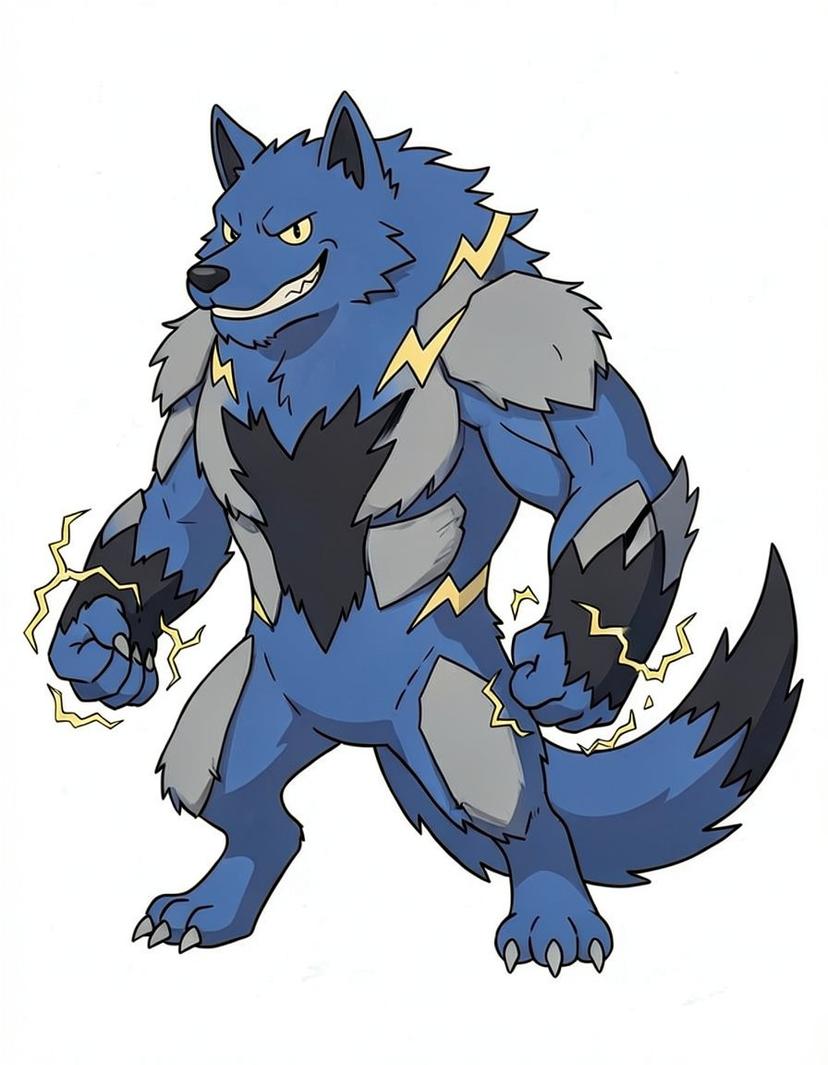 Voltshroud, a Pokemon OC made on GenTube