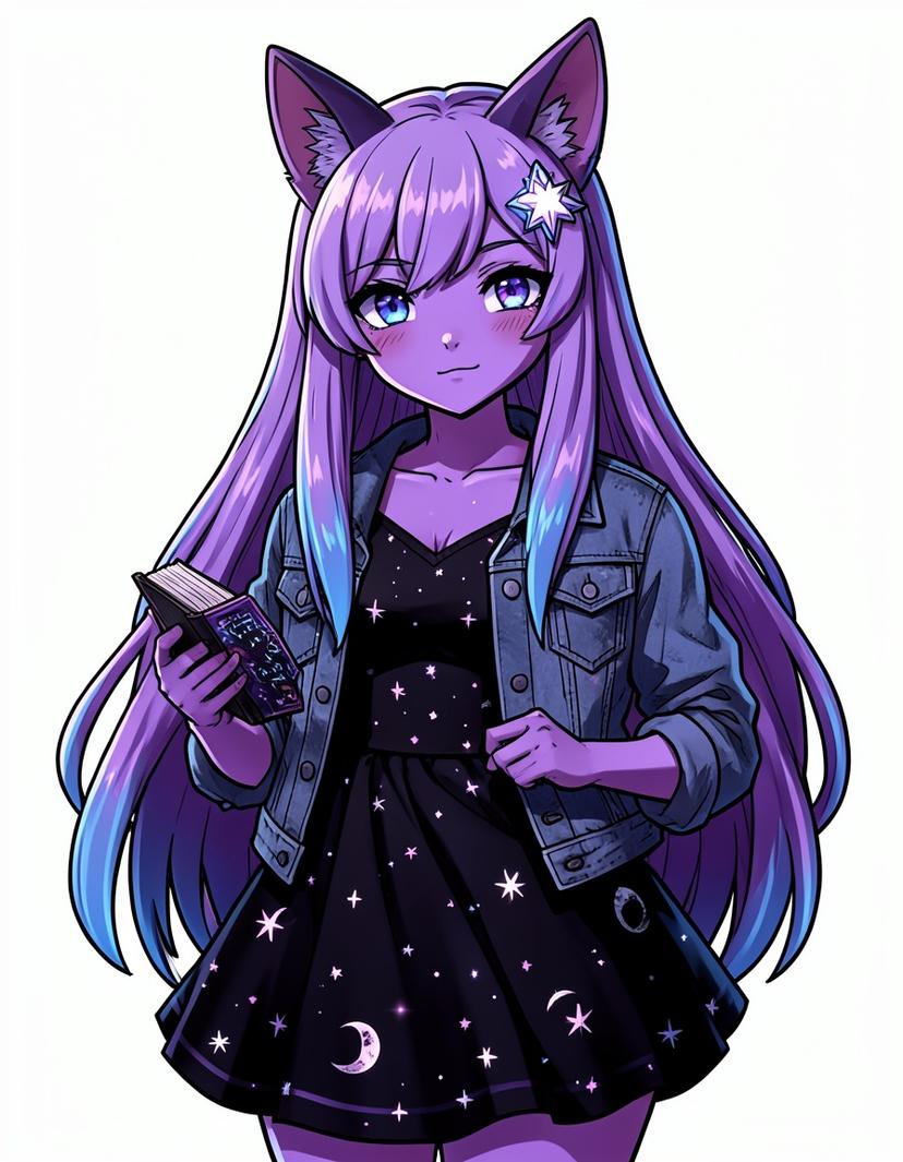 Lyra, a Deltarune OC made on GenTube
