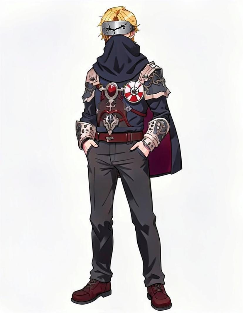 blind eyes, a Naruto OC made on GenTube
