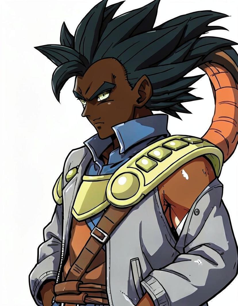 Kazan Vire, a Dragon Ball OC made on GenTube